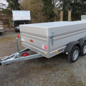 Neu Böckmann PKW-Anhänger mit Hochplane 560 mm Bordwandhöhe