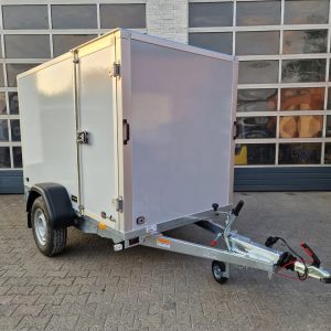 Neu Saris Kofferanhänger Grau mit Seitentür 1300 kg